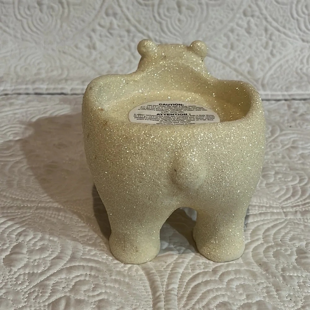 Bath & Body Works glitter polar bear candle holder‎ - Picture 4 of 10